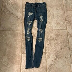 NWT Hollister High Rise Jean Legging 24W/26L size 0-S
